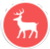 repère de carte cerf cerf ouvre moi