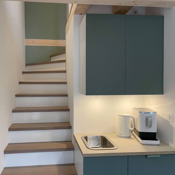 Escalier côté cuisine  